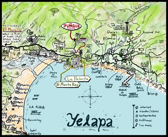 Yelapa has no street names