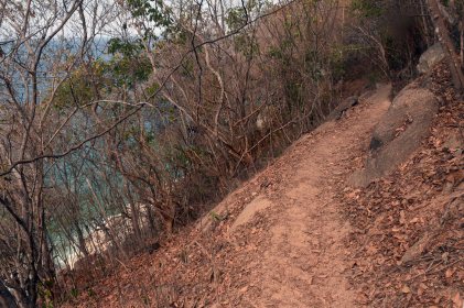 Mexico hiking trail to Las Aminas